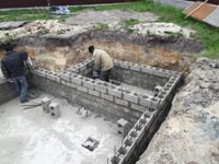 Будівництво басейнів з блоків. Блоки для будівництва басейна