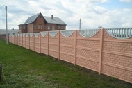 Декоративный забор, еврозабор Бетонный забор